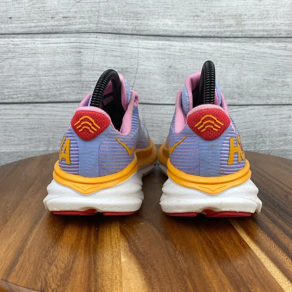 HOKA One One Clifton 9 Peony Mirage Purple Running Shoe Women’s 6.5 / Youth 5 - Picture 6 of 12